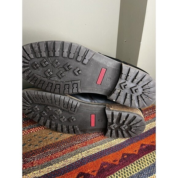 Pikolinos Mens Black Leather Lace Up Ankle Boots Size 48 - Picture 9 of 9